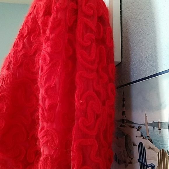 VINTAGE LAMSHINI ANGORA BLEND JACKET - Picture 5 of 8